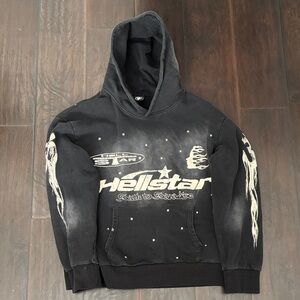 Hellstar Black Graphic Hoodie